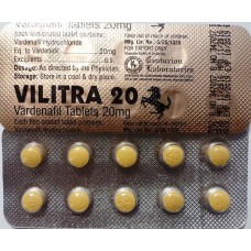 Левитра 20 Дженерик Vilitra 20 mg Vardenafil 10 таб