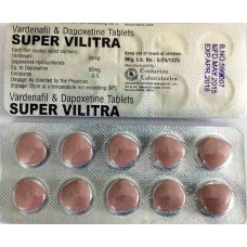 SUPER VILITRA (Левитра) Варденафил + Дапоксетин 10 таб