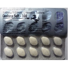 Виагра Софт 100 Дженерик Cenforce Soft 100 mg Sildenafil 10 жевательных таб
